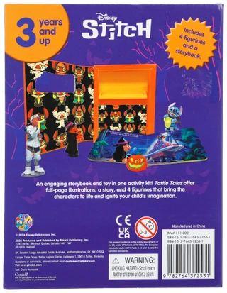 Thumbnail 2: Disney Disney Stitch Storybook and Figurines Activity Set  