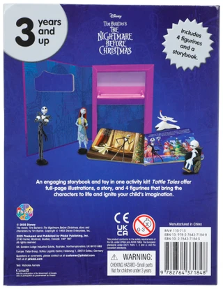 Thumbnail 2: Disney Disney Nightmare Before Christmas Book and Figurines Set  