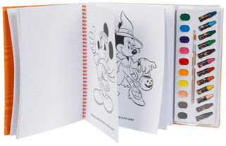 Thumbnail 2: Disney Disney Junior Halloween Deluxe Poster Paint & Color Set  