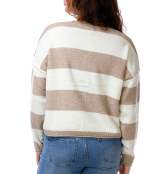 Thumbnail 3: Riley & Rae Junior's Striped Button Down Cardigan 