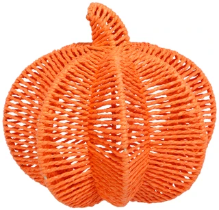 Thumbnail 1: Autumn Gatherings 10in Seagrass Handmade Pumpkin Decor  