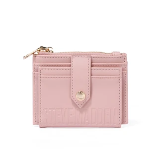 Thumbnail 1: Steve Madden Bhayden Logo Card Case with ID Window & Zippered Pouch 