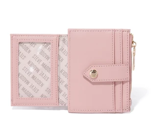 Thumbnail 2: Steve Madden Bhayden Logo Card Case with ID Window & Zippered Pouch 