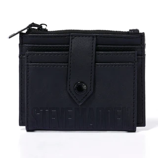 Thumbnail 2: Steve Madden Bhayden Logo Card Case with ID Window & Zippered Pouch 