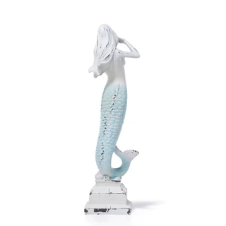 Thumbnail 2: Sand + Sea 17 in Mermaid Statue Home Decor 