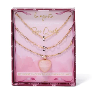Thumbnail 1: LU GAETA 3 Pc Gold Tone Necklace Set 