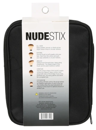 Thumbnail 2: Nudestix 5 Pk Glam-to-Go Cosmetic Brush Travel Set 