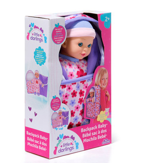 Thumbnail 2: New Adventures Little Darlings Backpack Baby Doll 