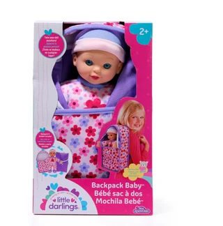 Thumbnail 1: New Adventures Little Darlings Backpack Baby Doll 
