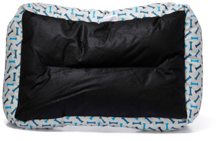 Thumbnail 3: PET POSSE 28x20 Soft & Cozy Bone Print Cuddler Pet Bed 