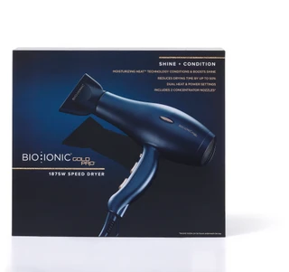 Thumbnail 1: BIO IONIC 1875W Gold Pro Moisturizing Heat Hair Dryer with 2 Nozzles 