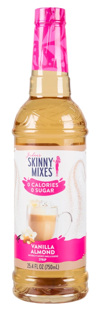 Thumbnail 1: Jordan's Skinny Mixes 25.4 oz Vanilla Almond Syrup 