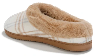 Thumbnail 2: Dearfoams Women's Plaid Gel Infused Memory Foam Slippers 