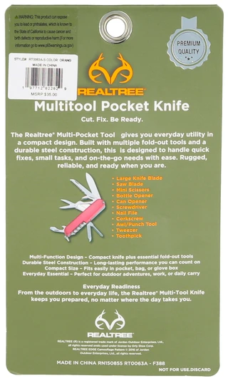 Thumbnail 3: REAL TREE Men's 11-In-1 Multitool Pocket Knife 