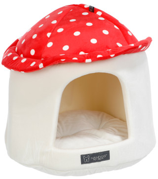 Thumbnail 1: NanDog 16 in Mushroom Pet Bed 