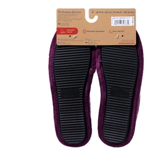 Thumbnail 2: Dearforms Women's Ribbed Comfort Memory Foam Slippers 