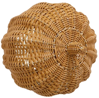 Thumbnail 2: Autumn Gatherings 12 in Woven Pumpkin Home Accent 