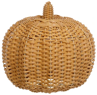 Thumbnail 1: Autumn Gatherings 12 in Woven Pumpkin Home Accent 