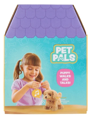 Thumbnail 2: Pet Pals Plush Walking Talking Pet Pal Dog with Bone 