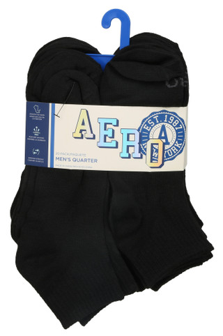 Thumbnail 1: Aeropostale Men's 20 Pk Quarter Cut Socks  