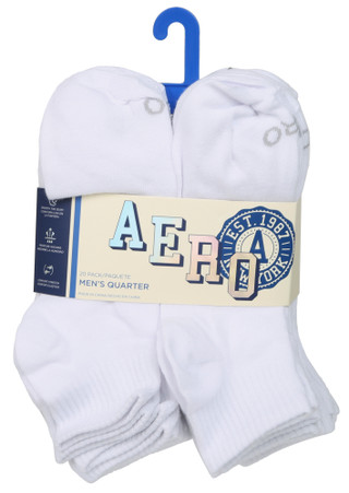 Thumbnail 1: Aeropostale Men's 20 Pk Quarter Cut Socks  