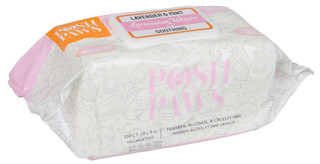 Thumbnail 1: Posh Paws 150 Ct Lavender & Mint Soothing Grooming Wipes 