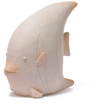 Thumbnail 1: 14 in Sandstone Fish Decor 