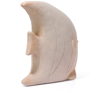 Thumbnail 2: 14 in Sandstone Fish Decor 