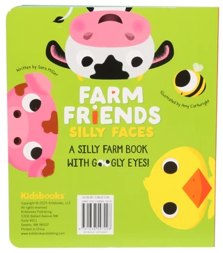 Thumbnail 3: KIDSBOOKS Farm Friends Silly Faces Book 