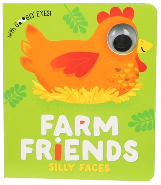 Thumbnail 1: KIDSBOOKS Farm Friends Silly Faces Book 