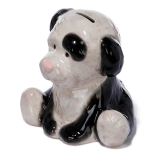 Thumbnail 2: DIAMOND STAR Ceramic Panda Coin Bank  