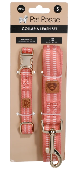 Thumbnail 1: PET POSSE 2 Pc Pet Collar & Leash Set 