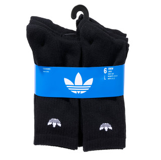 Thumbnail 1: Adidas Unisex 6 Pk Cushioned Crew Socks 