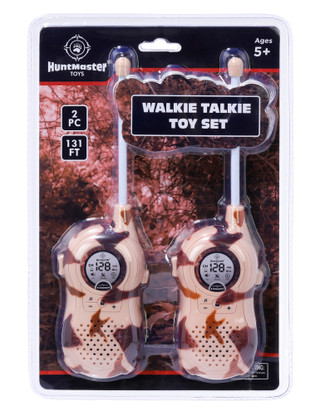 Thumbnail 1: Huntmaster 2 Pc Walkie Talkies with Flashlight Toy Set 