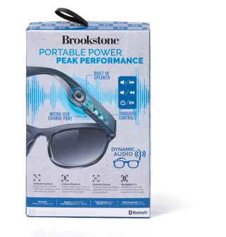 Thumbnail 2: Brookstone Audio Shades Wireless Speaker Sunglasses 
