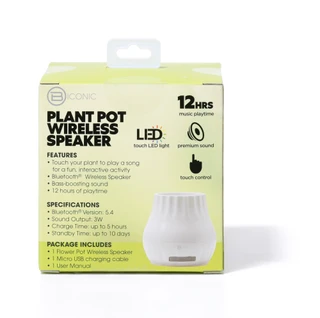 Thumbnail 2: BYTECH LED Plant Pot Wireless Speaker 