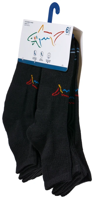 Thumbnail 2: GREG NORMAN Men's 6 Pk Cushion Quarter Socks  