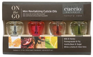 Thumbnail 1: Cuccio Naturale 4 Pk On-the-Go Mini Revitalizing Cuticle Oils 
