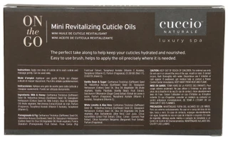 Thumbnail 2: Cuccio Naturale 4 Pk On-the-Go Mini Revitalizing Cuticle Oils 