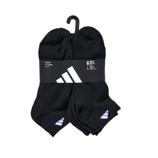 Thumbnail 1: Adidas Men's 6 Pk Classic Cushioned Low Cut Socks 