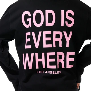 Thumbnail 3: Inspired Culture Juniors God Is Everywhere Long Sleeve Graphic Sweatshirt  