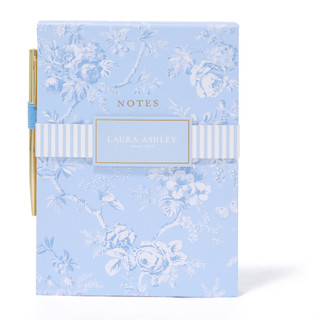 Thumbnail 1: Laura Ashley Floral Hard Cover Note Pad w/ Pen  