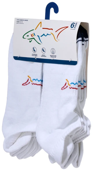 Thumbnail 2: GREG NORMAN Men's 6 Pk Cushion Ankle Socks  
