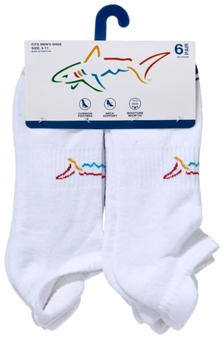 Thumbnail 1: GREG NORMAN Men's 6 Pk Cushion Ankle Socks  