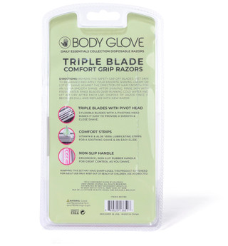 Thumbnail 2: Body Glove 8 Pk Triple Blade Comfort Grip Razors  