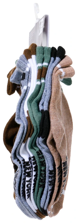 Thumbnail 2: Capelli Boys 10 Pk Non Slip Socks 