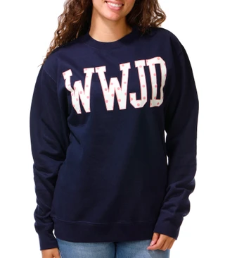 Thumbnail 1: Inspired Culture Juniors Crew Neck Pullover Sweater 