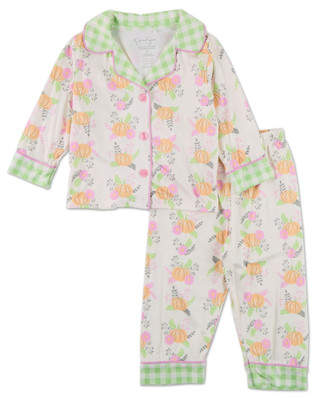 Thumbnail 1: Jessica Simpson Toddler Girls 2 Pc Harvest Pumpkins Pajama Pants Set 
