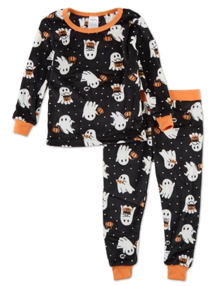 Thumbnail 1: Modern Kids  Toddler Boys 2 Pc Halloween Ghost Pajama Pants Set 