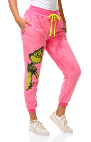 Thumbnail 1: THE GRINCH Juniors Soft Character Pants 
